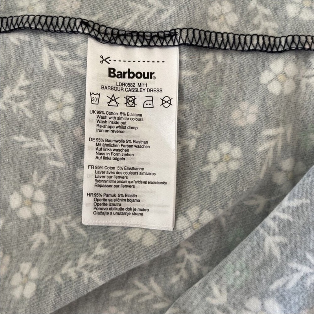 Barbour Cassley Cotten Floral Midi Dress - Picture 5 of 10